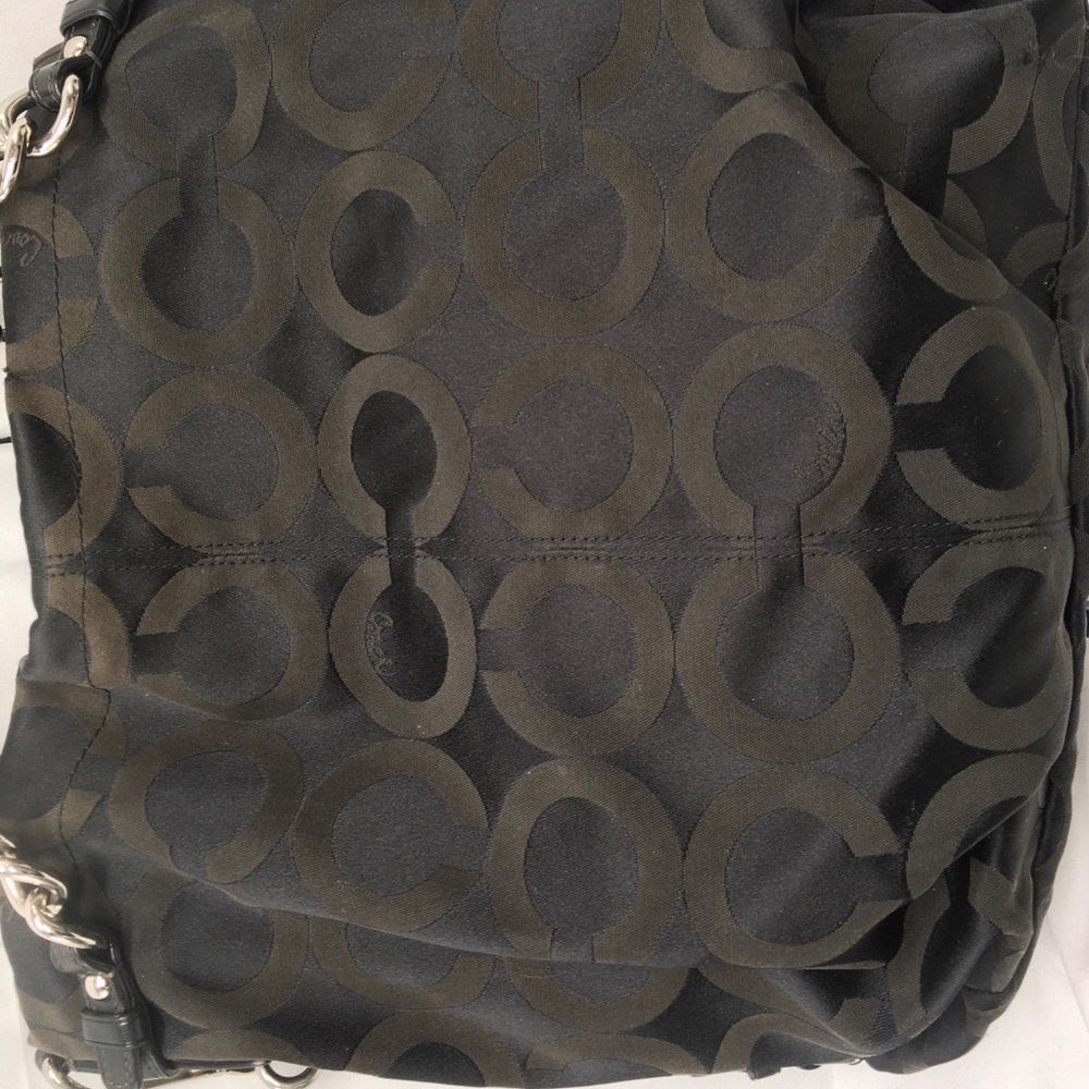 Coach Brooke Signature Sateen Hobo Shoulder Handbag Purse ✅Offers Welcome - Picture 5 of 13